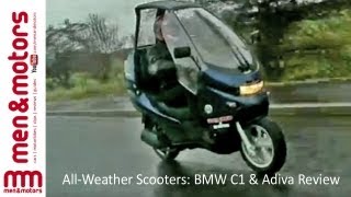 AllWeather Scooters BMW C1 amp Adiva Review [upl. by Alyos224]