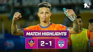 Match Highlights  FC Goa 21 Bengaluru FC  MW 19  ISL 202324 [upl. by Nerraw]