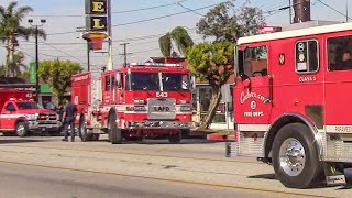 LAFD AND Culver City Fire Dept Engine amp Rescue 43 [upl. by Noivaz]