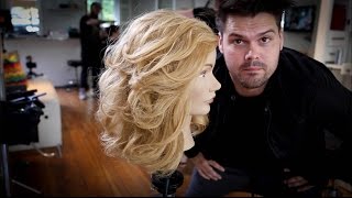 Layered Haircut For Long Thick Hair  MATT BECK VLOG 49 [upl. by Haggi]