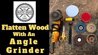 How to use Your Angle Grinder on Wood [upl. by Burnaby929]