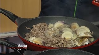 how to make clams in fennel broth with soba noodles [upl. by Machute]