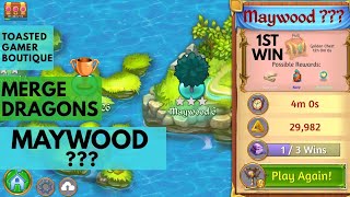 Merge Dragons Maywood  1st Win Secret Hidden Level [upl. by Kynan]