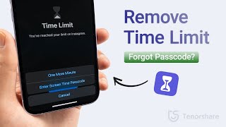 How to Remove Time Limit on iPhone without Passcode If Forgot 2023 [upl. by Nodnarbal]