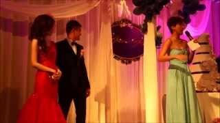 Professional wedding emcee MC JO conducts champagne popping ceremony [upl. by Nnaytsirk]