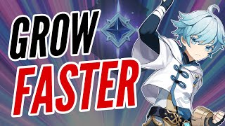 GROW YOUR CHARACTERS FASTER  GENSHIN IMPACT GUIDE [upl. by Tracey]