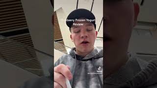 Pinkberry Frozen Yogurt Review pinkberry frozenyogurt foodreview mukbang fyp [upl. by Arraeit369]