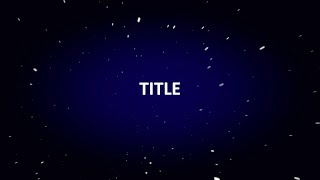 Simple Title animation  Natron tutorial Text animation [upl. by Yejus292]