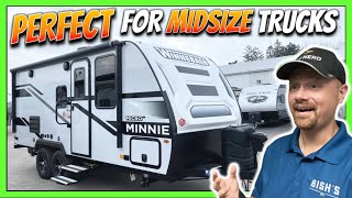 PREMIUM Midsize Pickup Couples Camper 2023 Winnebago 2108FBS [upl. by Rehportsirhc]