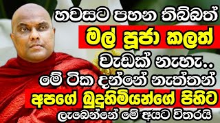 අපගේ බුදුරජාණන් වහන්සේගේ පිහිට ආරක්ෂාව ලැබෙන්නේ මේ අයට විතරයි Galigamuwe Gnanadeepa Thero bana 2023 [upl. by Annadroj476]