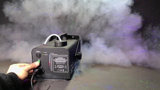 Eliminator Lighting Turbo Fog 1000 Unboxing Review and Demo [upl. by Chapnick]