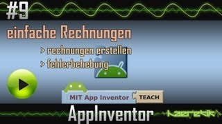 App Inventor Tutorial 9  Einfache Rechnungen haeretikcom [upl. by Andersen]