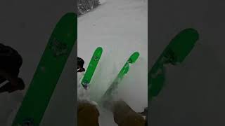 Dat 14 YR Old Ain’t Playin’ 😱⛷️ skiing viral snow gopro mountainlife ski [upl. by Ojaras]