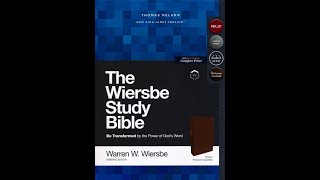 The Wiersbe Study Bible [upl. by Anig]