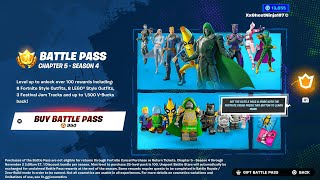 NEW FORTNITE SEASON 4 UPDATE BATTLE PASS NEW MYTHICS BOSSES amp MAP Fortnite Chapter 5 Season 4 [upl. by Bohaty]