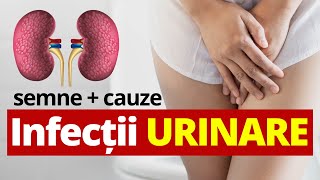 7 semne de INFECȚIE URINARĂ  Cauze la FEMEI și bărbați [upl. by Uolyram]