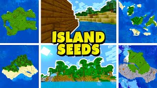 Top 10 BEST SURVIVAL ISLAND SEEDS For Minecraft 118 Java amp Bedrock [upl. by Kram]