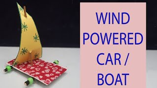 WindPowerCar Build a WindPowered Car  Wind Powered Sail Cars  Easy DIY STEM Activity for Kids [upl. by Stearne]