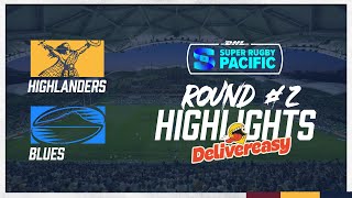 HIGHLANDERS V BLUES  SR ROUND 2 2024  DELIVEREASY HIGHLIGHTS [upl. by Anoet]