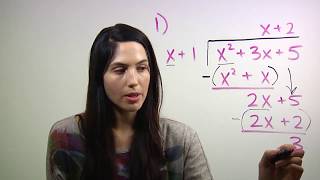 How to do Long Division with Polynomials NancyPi [upl. by Georgine]