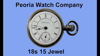 Peoria Pocket Watch Inspection for Ben from Illinois 125 [upl. by Akcinahs342]