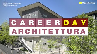 Career Day Architettura 2024 [upl. by Pudendas267]