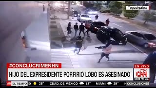 Asesinan al hijo del expresidente de Honduras Porfirio Lobo filtran videos del ataque mortal [upl. by Morven]