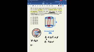 Questão 29 Uninassau 20251  Cilindro [upl. by Lazare567]