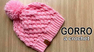 🌈💖 BONITO GORRO PARA NIÑOS MUY FACIL PARA PRINCIPIANTES DE TEJIDO🌈💖 [upl. by Pack]