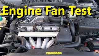 How to test your engine fan to make sure it works so you dont overheat your vehicle engine  VOTD [upl. by Knarf]