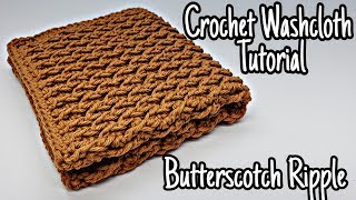 Crochet Washcloth Tutorial  Easy crochet wash cloth  Bag O Day Crochet Tutorial [upl. by Weinberg826]