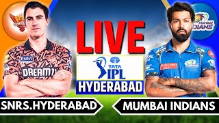 IPL 2024 Live MI vs SRH Live Match  IPL Live Score amp Commentary  Mumbai vs Hyderabad Live Inng 2 [upl. by Ahseal]