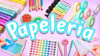 CREA TU PROPIA PAPELERIA 10 IDEAS FACILES EN CASA  Tutoriales Belen [upl. by Laurentia]