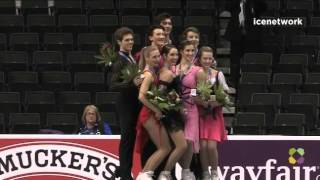 Junior Dance Victory Ceremony 2016 US Championships [upl. by Margaret]