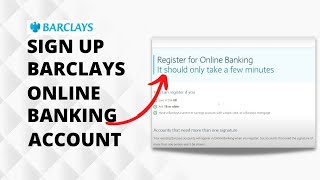 How to OpenCreate Barclays Bank Account Online 2022 [upl. by Sib]