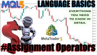 FREE Forex MT5MQL5 Coding TUTORIALS to create EABOT  OPERATORS  AssignmentPART 96 forextrading [upl. by Leonora]