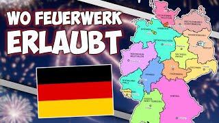 IN WELCHEN BUNDESLÄNDERN DARF ICH FEUERWERK ZÜNDEN II ALLE EINSCHRÄNKUNGEN ZUM FEUERWERKSVERBOT 🙏 [upl. by Clayborne]