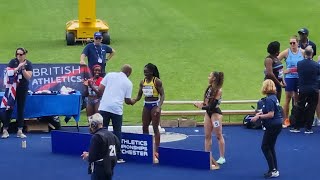 Women 400m Finals and Medal Ceremony at UK Athletics Championships 2023 [upl. by Eitteb305]