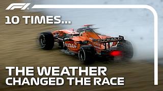 10 Times Weather Changed The Outcome Of The Race [upl. by Eerehc896]