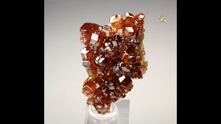 18038  GARNET var HESSONITE Bellecombe Aosta Valley Italy [upl. by Elehcor]