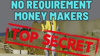 Best no requirement money makers for 2024  OSRS money making guide [upl. by Prue]