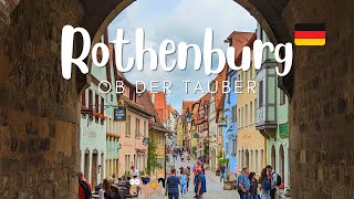 Rothenburg ob der Tauber in 6 minutes  The historical festival  Must visit place in Germany 4K [upl. by Nhepets]