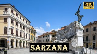 SARZANA  4K Walking Tour  Medieval Town amp Fortress  ITALY [upl. by Peisch]