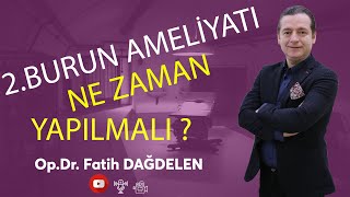 2Burun Estetiği Ameliyatı ne zaman yapılmalı [upl. by Benildis217]