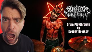 quotUK Drummer REACTS to SLAUGHTER TO PREVAIL  DEMOLISHER Drum PlayThrough by Evgeny Novikov REACTION [upl. by Nnaeirelav304]