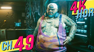 4K HDR Cyberpunk 2077 100 Very Hard All Side Quests Walkthrough Part 49  Chippin In [upl. by Aihsetal]