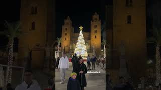 La cattedrale di Cefalù a Natale cosi [upl. by Anafetse205]