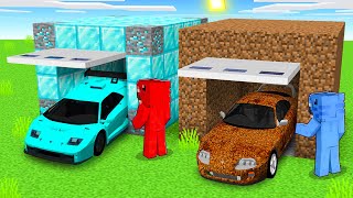 Coche 1 POBRE vs Coche 1000000 RICO en Minecraft [upl. by Niwdog]