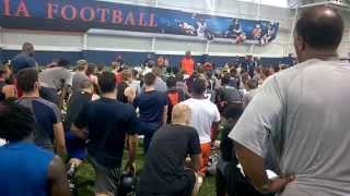 Coach Mike London UVA Football Camp [upl. by Davie]