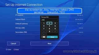 PlayStation 4 PS4 How to add static IP address [upl. by Ecertap848]